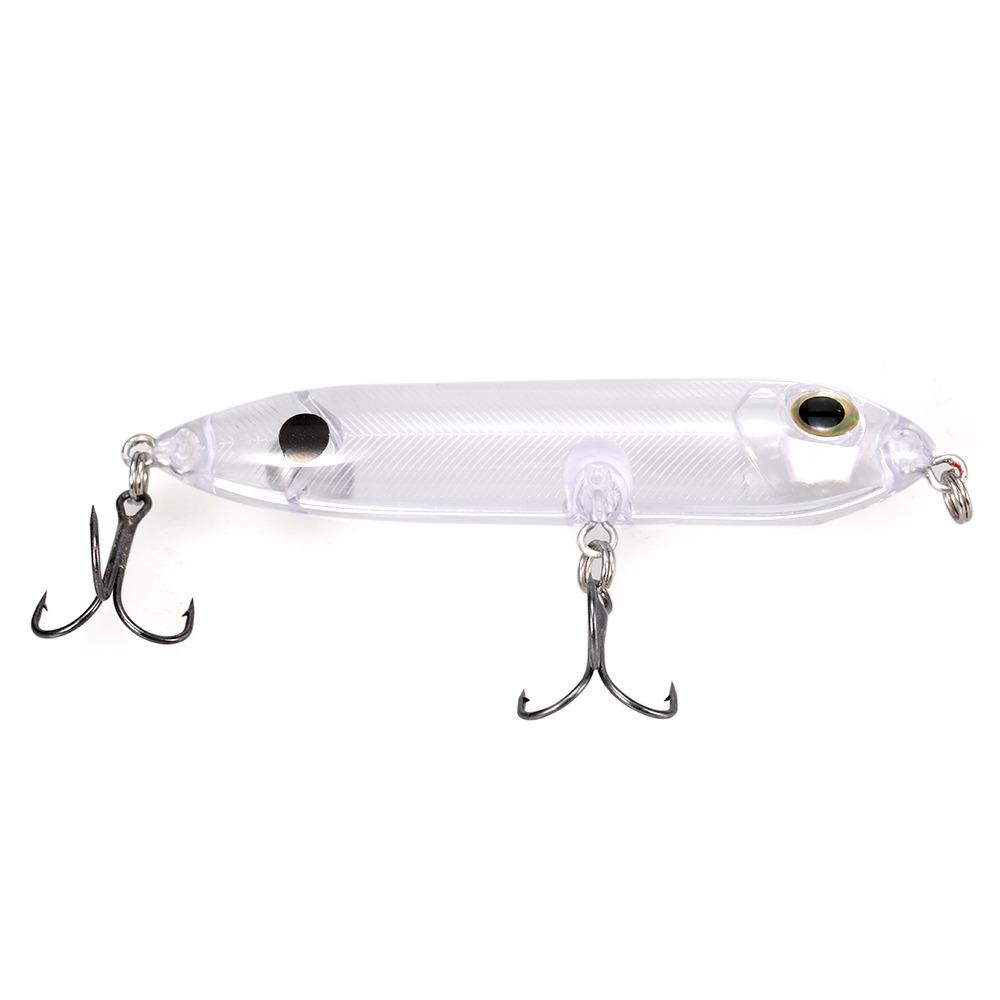 with 3D Eyes Pencil Popper Lure ABS Hard Bait Lure Topwater Fishing Lure Freshwater Fishing