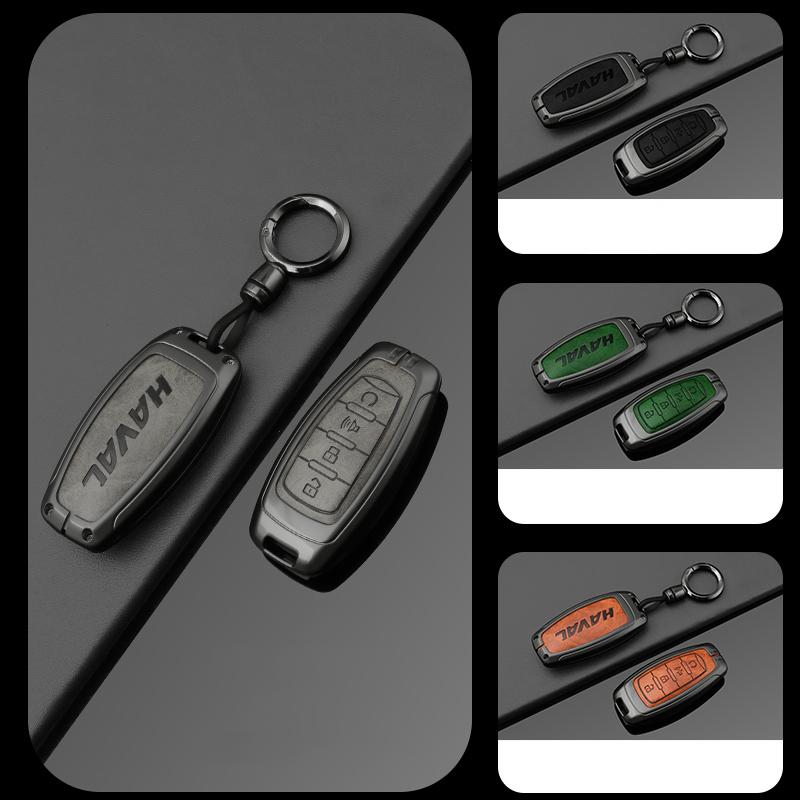 Zinc Alloy Car Key Case Protector Cover for Great Wall Haval Jolion 2022 H6 H7 H4 H9 F5 F7 F7X F7H H2S SGMW Dargo Accessories