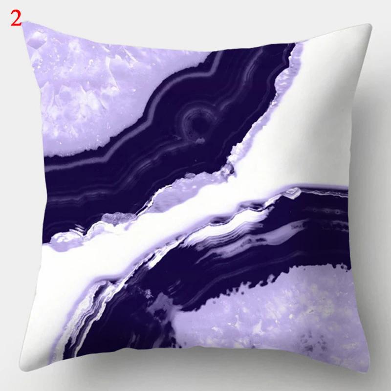 Purple Geometric Pillowcase Decorative Cushion Cover Home Sofa Decor Square Throw Pillow Covers 45*45 Pillowcases40x40cm 50x50