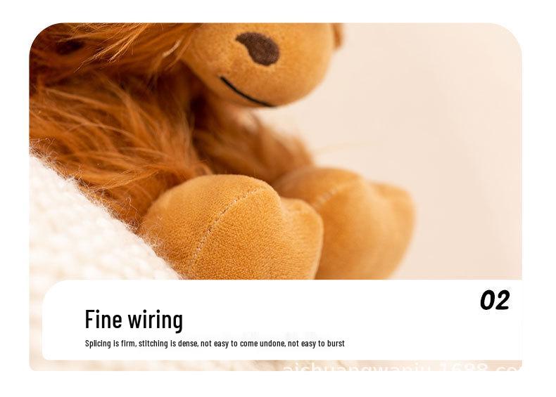 Highland Cow Plush Doll - Long-haired Scottish Animal Simulation