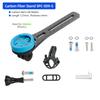 Deemount Bicycle Carbon Fiber Computer Bracket Road Bike Speedometer Headlight Mount Stand for Garmin Wahoo Bryton Gopro Camera