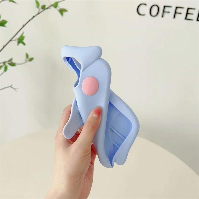 Модный милый чехол для телефона с подставкой со слоном для iPhone 15 14 13 12 11 Pro Max силиконовый чехол для iPhone 15 14 13 12 11