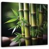 Canvas Print, Oriental Zen Bamboo
