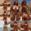 European & American Style Sexy Tie-Up Thin Strap Solid Color Bikini, 11 Colors