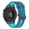 Для Huawei Watch GT 3 SE/Samsung Galaxy Watch3 45 мм Силиконовый ремешок для часов 22 мм Двухцветный полосатый ремешок на запястье