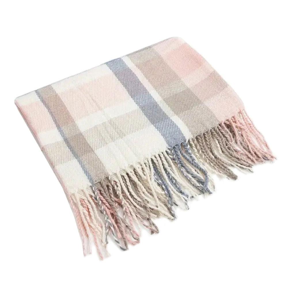 Woolen Imitation Cashmere Scarf Soft Neck Warmer Fashion Winter Scarf  Women Men