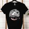 Opossum Lover Short Sleeve T-shirt Crew Neck Angry Possum Graphic T Shirts Women Funny Retro Opossum Street Cats Classic Tops