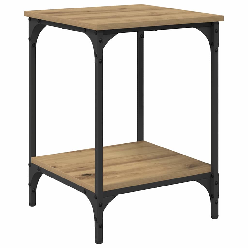Artisan Oak Coffee Table 40 x 40 x 55 cm Engineered Wood