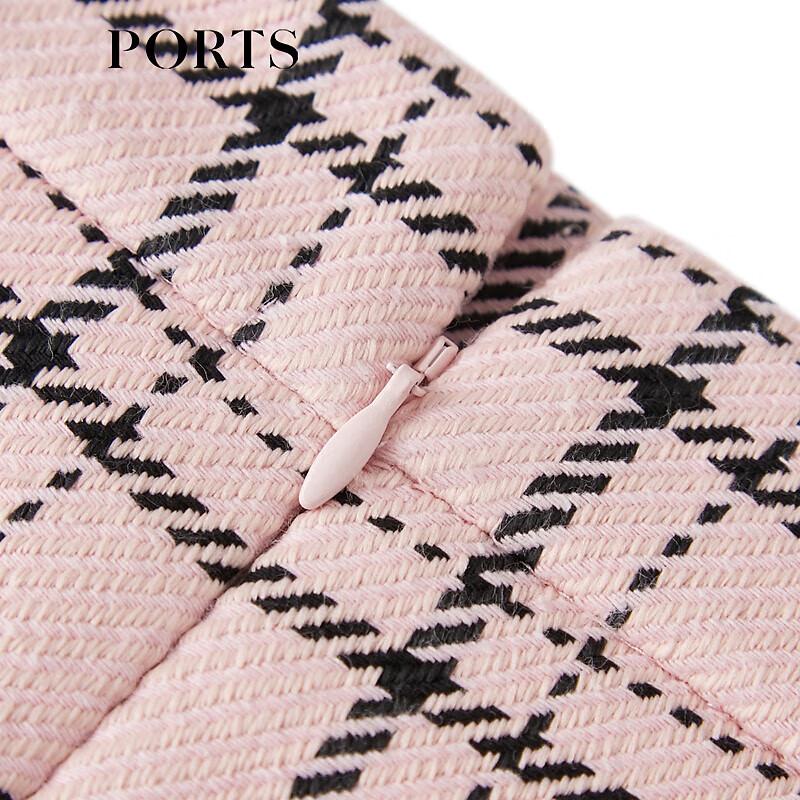 Ports Женские повседневные шорты в розовую клетку