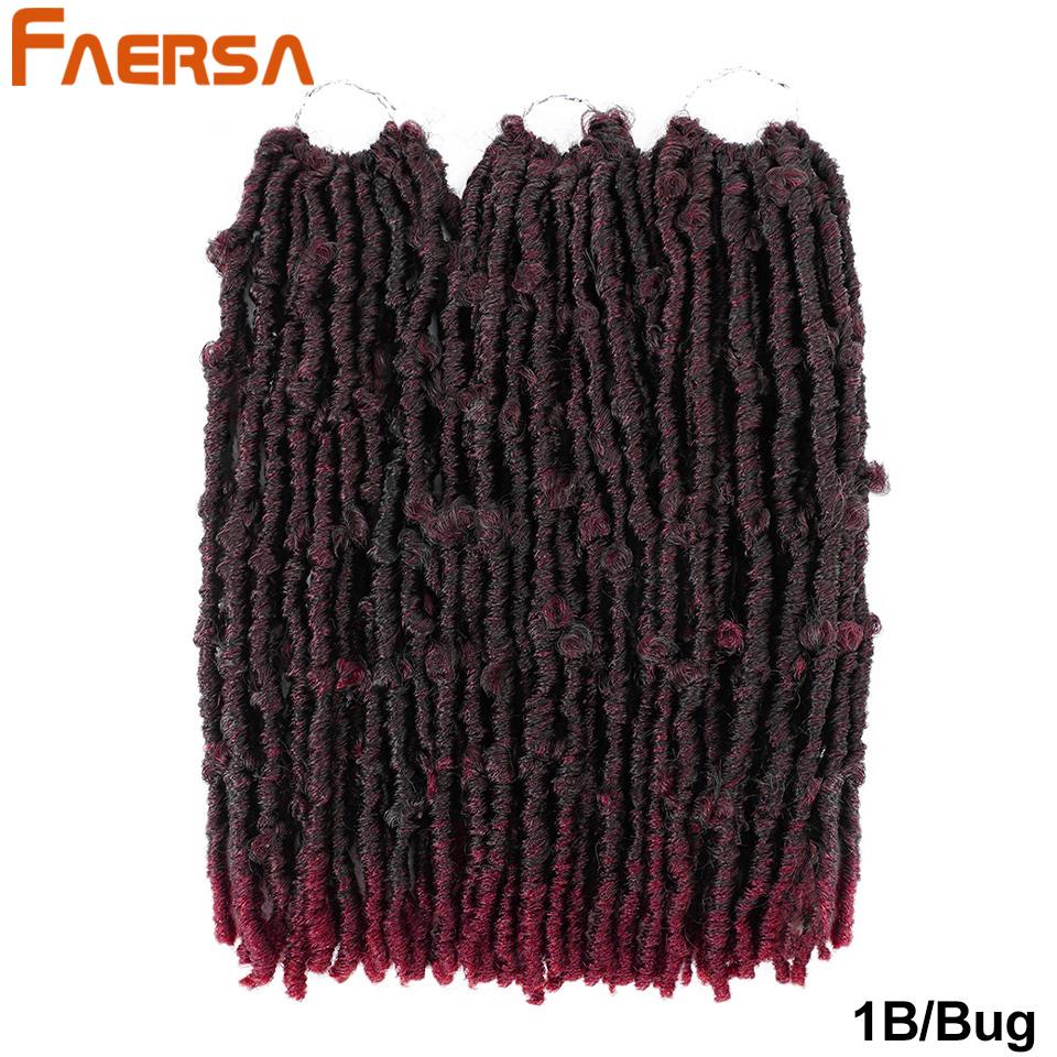 14-дюймовые локоны-бабочки, вязанные крючком, искусственные локоны, косички с предварительной петлей, мягкие локоны, натуральные синтетические волосы с эффектом омбре для наращивания волос для черных женщин