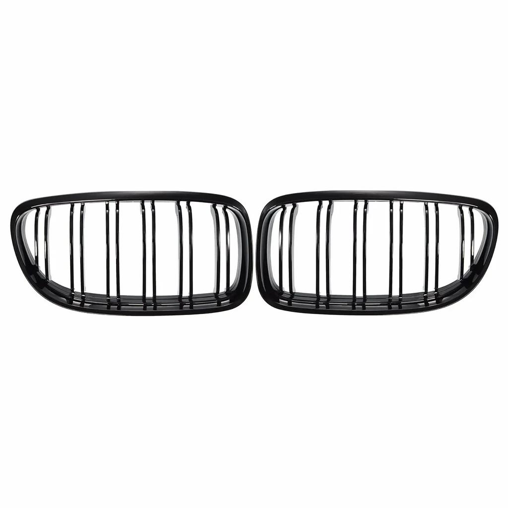 Pair Front Kidney Double Slat Grill Grilles For BMW E90 E91 LCI 3 Series Sedan Wagon 325i 328i 335i 335xi 330i 2009-2013