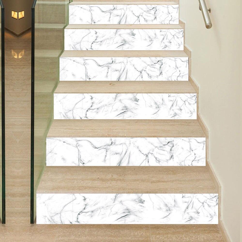 1015см Наклейка Мраморная Плитка Белый Кухонный Фартук Шкаф Домашний Декор Самоклеящиеся Водонепроницаемые Арт-Фрески Наклейки на Стены