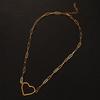 14K Gold Plated Dainty Gold Necklace for Women Teen Girls Delicate Love Heart Necklace Heart Necklaces Lovely Festival Jewelry