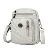 Small Square Bag Washed Leather Single-shoulder Crossbody Bag Middle-aged Woman's Bag Multi-layer Bag