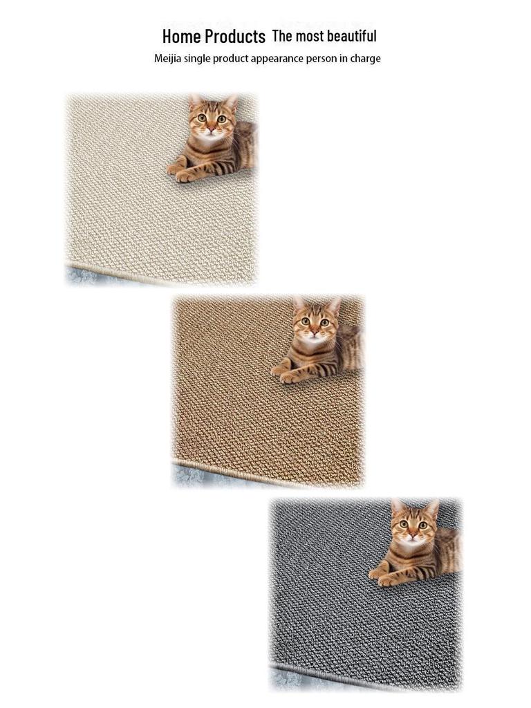 Складной моющийся коврик-татами из искусственного сизаля – нескользящее, простое в уходе напольное покрытие для спальни, эркера или гостиной.