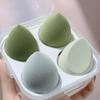 Набор из 4 косметических яиц Beauty Eggs Set Teardrop Slant Cut Powder Puff WetDry Cosmetic Sponge