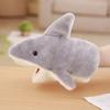 Movable Baby Shark Hand Puppet Plush Toy with Open Mouth Feature