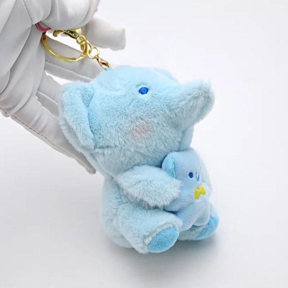 Animal Plush Animal Keychain Bear Hugging Series Plush Doll Keyring Doll Machine Prize