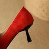 Red Black Women Pumps High Heel Small Big Size 32 48