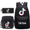 Набор из 3 предметов Рюкзак Tok Tik Blue Galaxy Школьная сумка Сумка через плечо Пенал Женский Детский