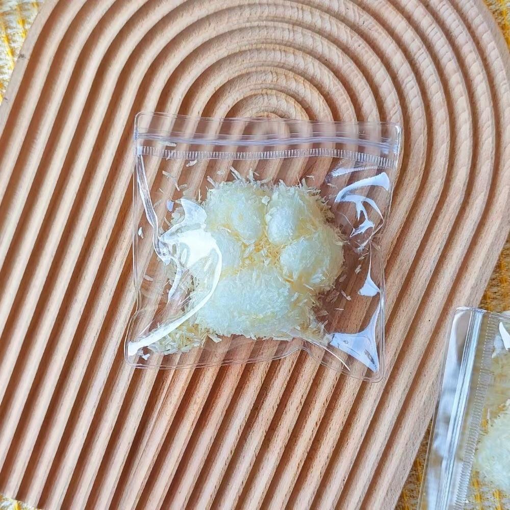 Simulation Food Squeeze Squishy Toys Coconut Cube Shape Decompression Toy Anxiety Relief