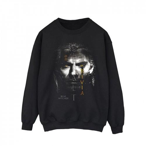 Netflix Mens The Witcher Geralt Glowing Eyes Sweatshirt