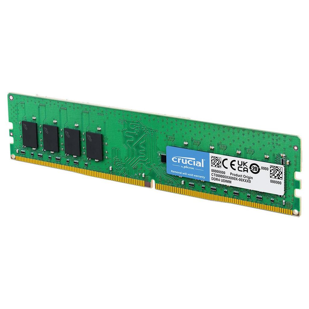 Crucial Desktop Memory Upgrade, 8GB (8GB x 1), DDR4 2400MTs (PC4-19200), CL17 UDIMM 288pin, CT8G4DFS824A