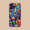 Чехол для мобильного телефона с нотным станом для iPhone 17 16 15 14 13 12 11 X XR XS 8 7 Air Pro Max Plus Mini Цветной чехол Роскошный