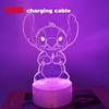 Anime Lamps Illusion Stitch LED Night Light with Remote Control Smart Touch Room Decor Lamp Valentine's Day Christmas Gifts