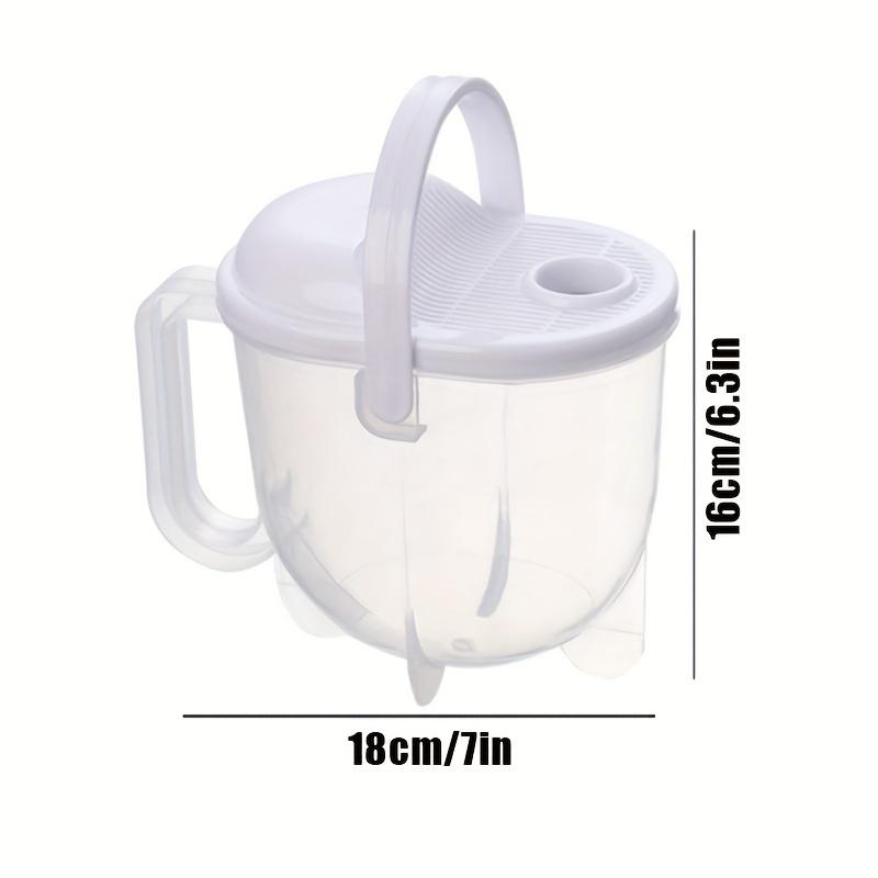 1/2 шт. Портативная креативная быстрая мойка, устройство для мытья риса, рис из многофункциональной пластиковой мойки, кухонные принадлежности для мытья риса