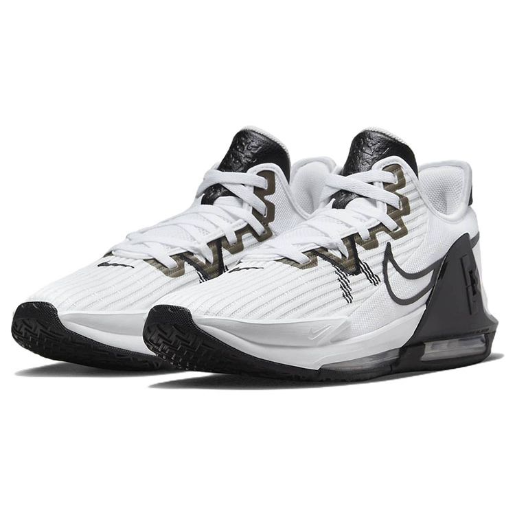 Nike Кроссовки унисекс LeBron Witness 6 ТБ Белые Черные DO9843-100