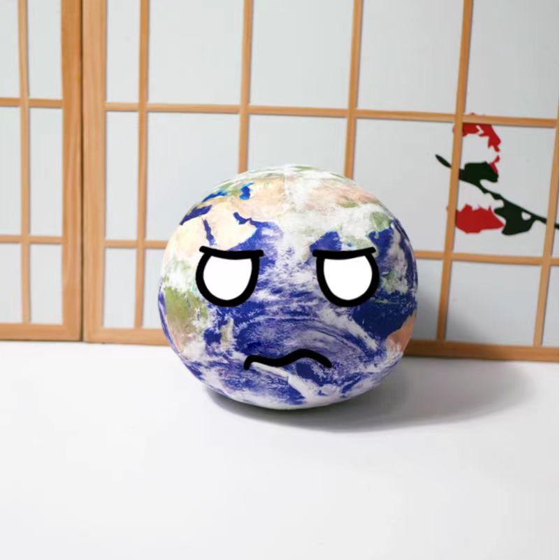 9 см Polandball Мини плюшевая игрушка Солнечная система Земля Луна Венера Уран Нептун Марс Юпитер Countryball Мультфильм Периферийные подарки