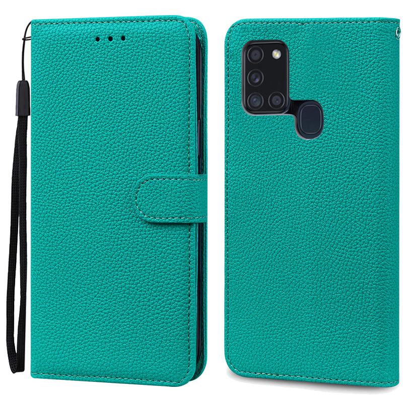 Чехол A21S для Samsung Galaxy A21S Чехол-кошелек из кожи с откидной крышкой для Samsung A21S Чехол A 21s A217F Мягкая силиконовая накладка Fundas