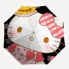 1pc Hello Kitty Pumpkin Jack-o'-Lantern Automatic Open/Closed Umbrella with Portable Three-Fold Design, 8-Bone Iron Frame Outdoor Umbrella for Hallowe
