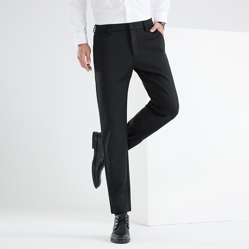 Fengxun Men's Thickened Casual Straight-Leg Pants