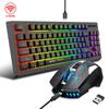 Wireless Keyboard and Mouse Set 2.4G Colourful Backlit Keyboard BT Wireless Office Gaming