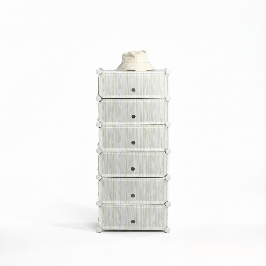 Stackable Organizer Cabinet, Versatile Storage Tower, Creative Combination Shelf