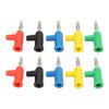 10pcs J.10028 4mm Banana Plugs Stackable Solderless Banana Connectors for Industrial Equipment