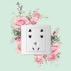 Романтичный цветок Switch Paste Home Background Beautification Декоративные наклейки на стену Самоклеящиеся обои