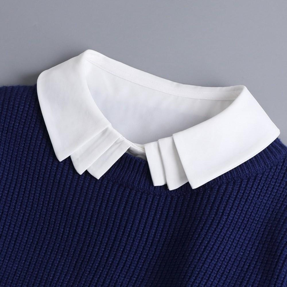 Multi-layer Removable Fake Collar Button False Collar Elegant Detachable Collar  Sweaters