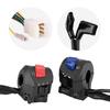 CB400sf Steering Wheel Switch-Qiilu Motorcycle 7/8" Left and Right Handlebar Mount Switch with Hornet Ignition Control, Set of 2