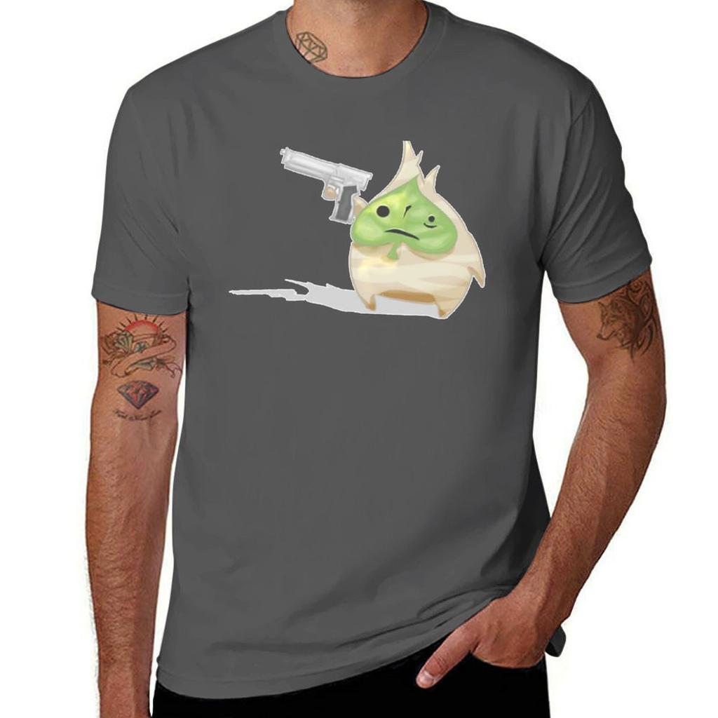 Korok Gun T-Shirt man t shirts graphic anime tshirt T-Shirt