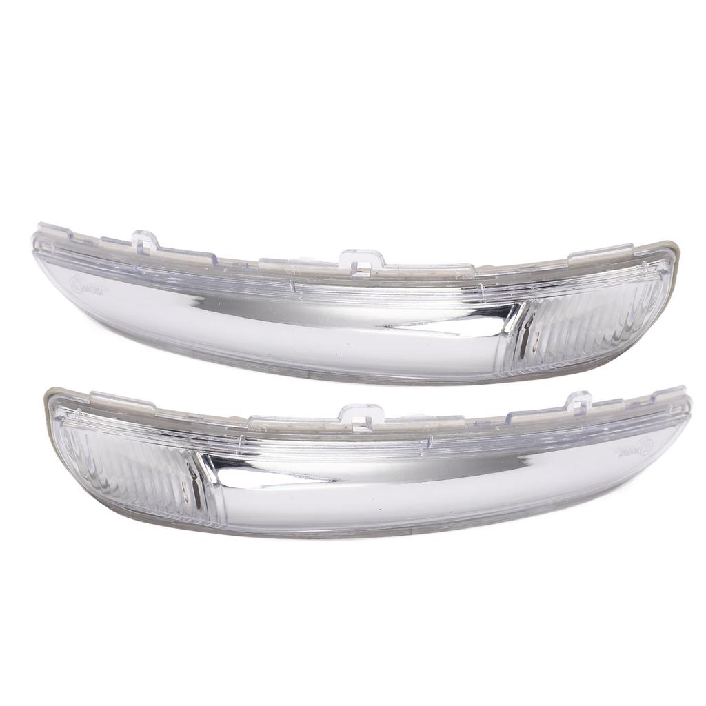 1 Pair Rearview Mirror Turn Signal Shell 9814464680 Wing Mirror Indicator Lamp Lens Replacement for