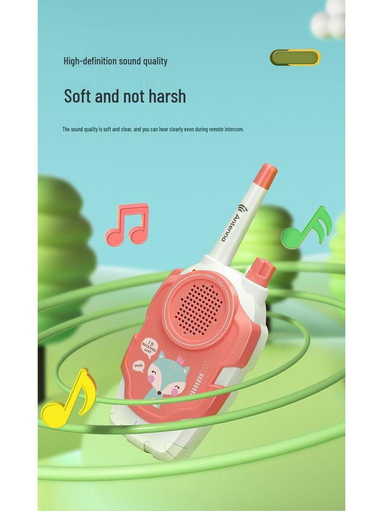 Детский набор раций: Интерактивные беспроводные игрушки для звонков для родителей и детей, умная уличная связь.