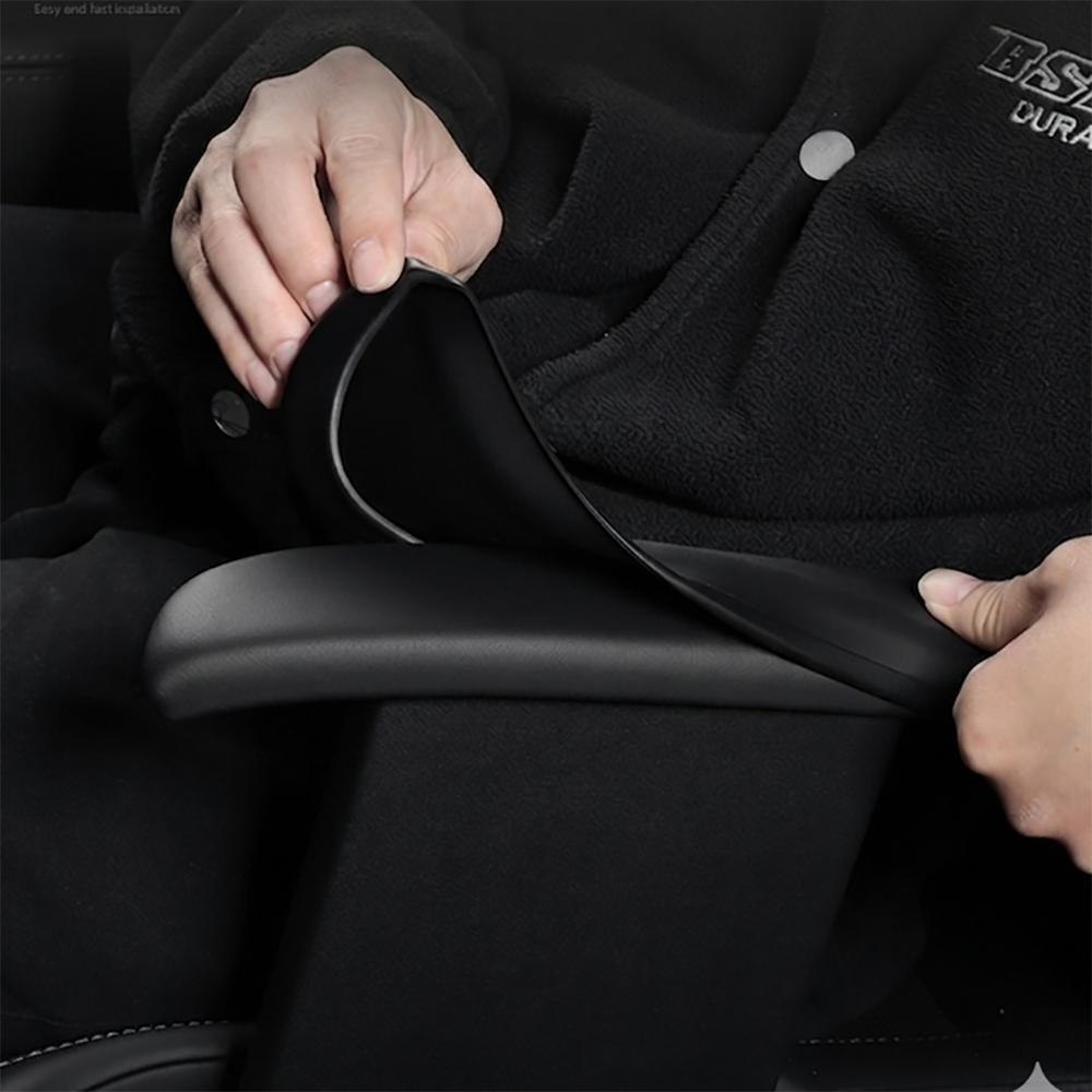 Second Row Armrest Cover For Tesla Model Y L YL 2026 Slip-On Seat Arm Rest Silicone Protector Cap Interior Accessories 1 Pair