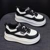Women's Stylish Thick-Soled High-Top White Sneakers - 2025 Autumn/Winter Collection