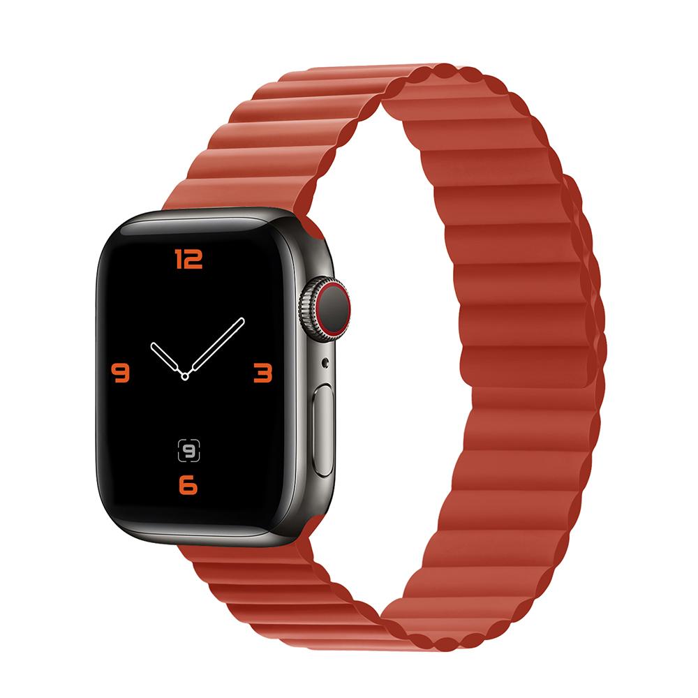 Akim Apple Watch 11 10 Ultra 3 9 8 7 Se 2-го Поколения 6 5 4 Neo Магнитный Силиконовый Ремешок