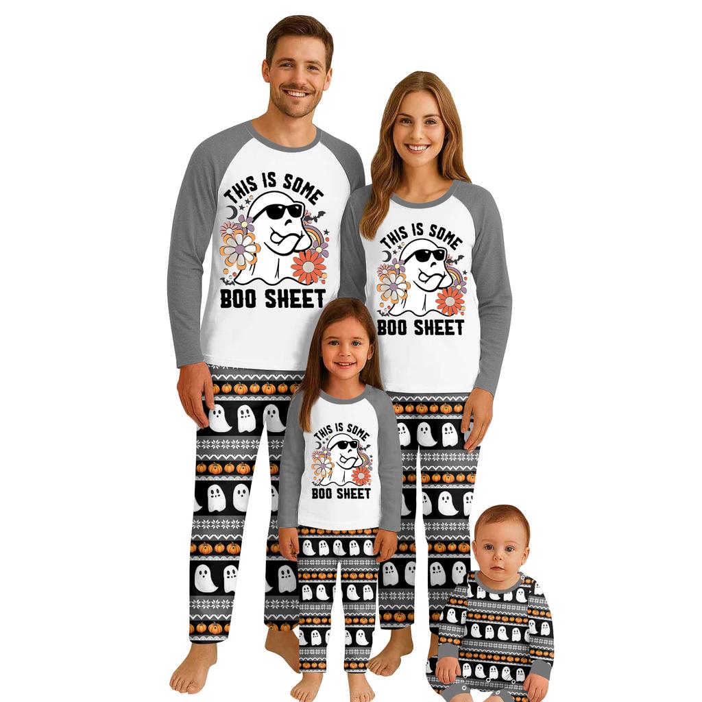 Family Matching Sets Pajamas, Loungewear Outfits,Family Matching Long Sleeve Tops+Pants Set