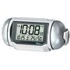PYXIS Super Raiden NR523W Alarm Pearl Clock, Radio-Controlled, Digital, Loud, White,
