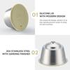 i Cafilas [YD06] + [HLB24] Многоразовый капсульный фильтр для кофе, многоразовая молочная пена, автоматические капсулы для крема, сделай сам, для DOLCE GUSTO Genio, Hibrew, MINI ME, GENIO